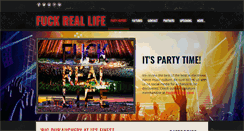 Desktop Screenshot of fvckreallife.com